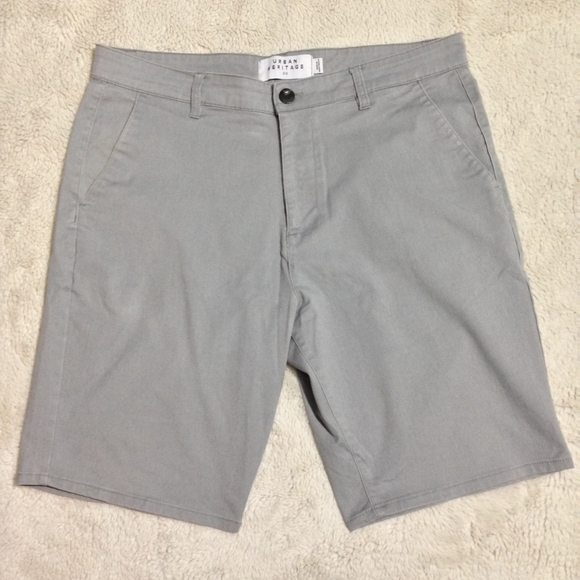 Urban Heritage Other - Urban Heritage | Gray Flat Front Men Shorts | Size 36